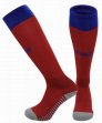 2025-2026 Paris Saint-Germain club red soccer socks second away