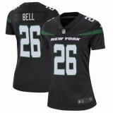 Women Nike New York Jets #26 Le Veon Bell black Color Rush Limited Jersey-BD