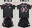 Custom 2026-2027 Seville club black kids soccer jerseys thrid away