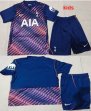 2026-2027 Tottenham Hotspur Club blue pink kids soccer jerseys away