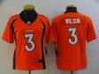 Nike Denver Broncos #3 Russell Wilson orange women Color Rush Limited Jersey