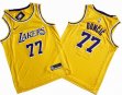 Los Angeles Lakers 77 Luka Doncic Nike Gold Swingman Jersey-S8