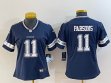 Women Nike Dallas Cowboys #11 Micah Parsons blue Color Rush Limited Jersey