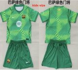 2026-2027 Barcelona club green kids goalkeeper soccer jerseys