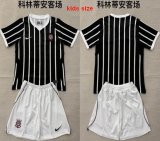 2026-2027 Corinthian club black white kids soccer jerseys away