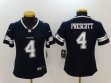 Women Nike Dallas Cowboys #4 Dak Prescott dark blue Color Rush Limited Jersey