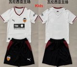 2026-2027 Valencia club white black kids soccer jerseys home