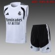 2026-2027 Real Madrid club white black soccer vest uniforms D26014