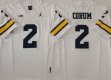 Michigan Wolverines #2 Blake Corum white college football jerseys