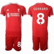 2025-2026 Liverpool club #8 GERRARD red soccer jerseys home 2025-2026 Liverpool club #8 GERRARD red soccer jerseys home