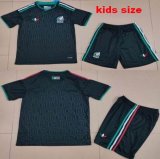 2026-2027 Mexico team Black kid soccer jerseys second away