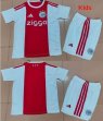 2026-2027 Ajax club red white kids soccer jerseys home