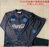 2025-2026 Napoli Club gray soccer uniforms with Long Trousers B2589