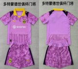 2025-2026 Dortmund club pink kid goalkeeper soccer jerseys