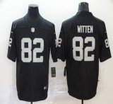Oakland Raiders #82 Witten Nike black Color Rush Limited Jersey
