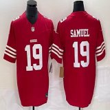 Nike 49ers #19 Deebo Samuel red Color Rush Limited Jersey -BD 031