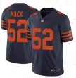 Nike Bears #52 Khalil Mack blue Color Rush Limited Jerseys