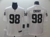 Oakland Raiders #98 Maxx Crosby Nike white Color Rush Limited Jersey 01