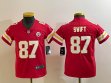 Youth Nike Kansas City Chiefs #87 Swift red Color Rush Limited Jersey