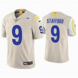 Youth Nike Rams Matthew Stafford #9 beige Color Rush Limited Jersey
