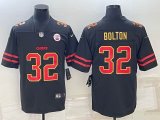 Nike Kansas City Chiefs #32 Nick Bolton black gold Color Rush Limited Jersey-BD