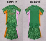 2025-2026 Manchester City club green kid goalkeeper soccer jerseys