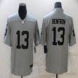 Nike Oakland Raiders #13 Hunter Renfrow gray Color Rush Limited Jersey-BD