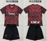 2025-2026 Athletic Bilbao club red black soccer jerseys Fourth away