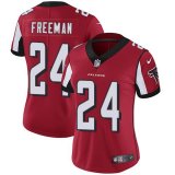 Women Nike Atlanta Falcons #24 Devonta Freeman red color Rush Limited Jersey