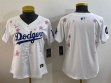 Youth 2025 Nike Los Angeles Dodgers blank white fashion majestic baseball jerseys Sakura plate