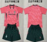 2026-2027 Werder Bremen club pink green soccer jerseys Third away