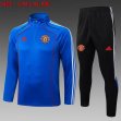 2025-2026 Manchester United club blue black soccer uniforms with Long Trousers B2554.jpg