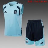 2026-2027 Argentina team skyblue navy soccer vest uniforms D26002