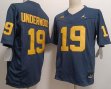 Michigan Wolverines #19 Bryce Underwood blue college football jerseys