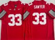 Ohio State Buckeyes #33 Jack Sawyer red college football jersey -PNS
