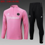 2025-2026 Inter Miami CF pink black soccer uniforms with Long Trousers B2523