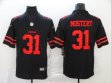 San Francisco 49ers #31 Raheem Mostert nike black Color Rush Limited Jerseys