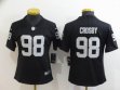 Women Oakland Raiders #98 Maxx Crosby Nike black Color Rush Limited Jersey
