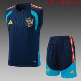 2026-2027 Spain team navy soccer vest uniforms D26016