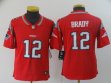 Youth Nike New England Patriots #12 Tom Brady red NFL Jersey Inverted version