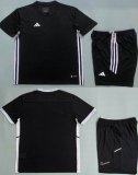 Custom Adidas black soccer jerseys