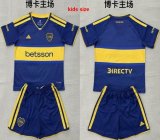 2026-2027 Boca Juniors club blue kids soccer jerseys home