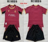 2026-2027 Bolton Club red black kids soccer jerseys away