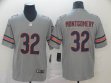 Nike Chicago Bears #32 Montgomery gray Color Rush Limited Jerseys Reverse version