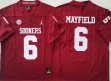 Oklahoma Sooners #6 Baker Mayfield red college football jerseys