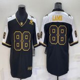 Nike Mexico Cowboys #88 CeeDee Lamb black white Color Rush Limited Jersey-BD