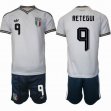 2026-2027 Italy National #9 RETEGUI white blue Soccer Jerseys away 2026-2027 Italy National #9 RETEGUI white blue Soccer Jerseys away