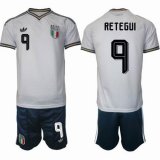 2026-2027 Italy National #9 RETEGUI white blue Soccer Jerseys away