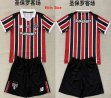 2026-2027 Sao Paulo club red black kids soccer jerseys away