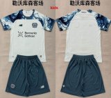 2026-2027 Bayer Leverkusen club green white kids soccer jerseys away